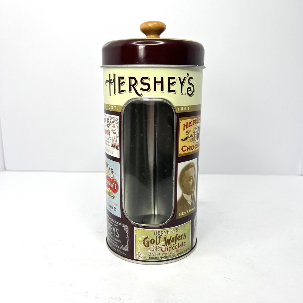Hershey's Vintage Style Metal Tin Canister Collectible‎ Kitchen Decor Retro